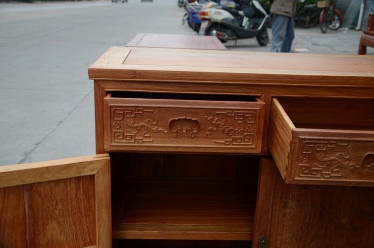 东阳杜邦红木家具 明清古典1.2m餐边柜，正宗红木实木厂家特价
